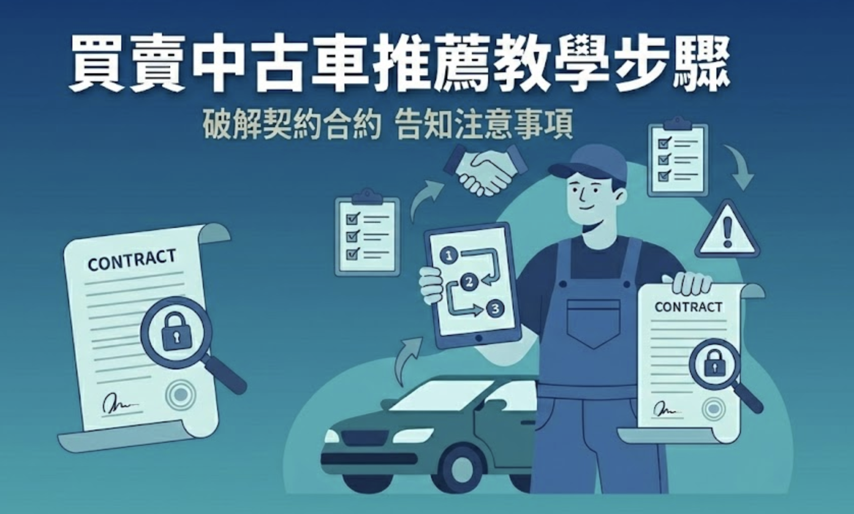 買賣中古車推薦教學步驟